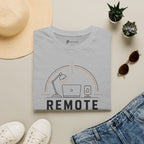 Remote By Choice Minimalist Work From Home T-Shirt