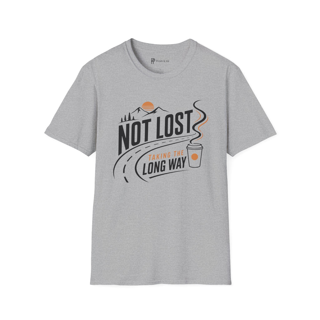 Not Lost Taking The Long Way Coffee T-Shirt