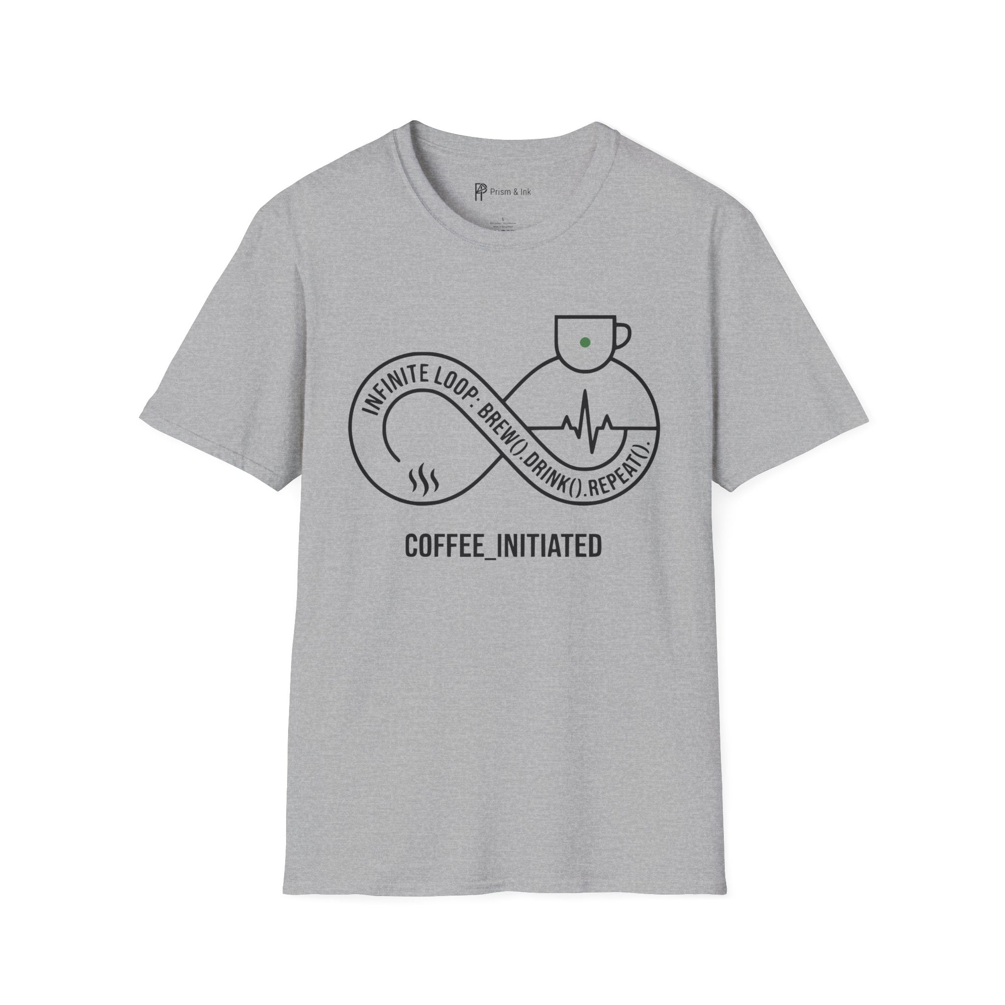 Coffee Initiated Infinite Loop Programmer T-Shirt