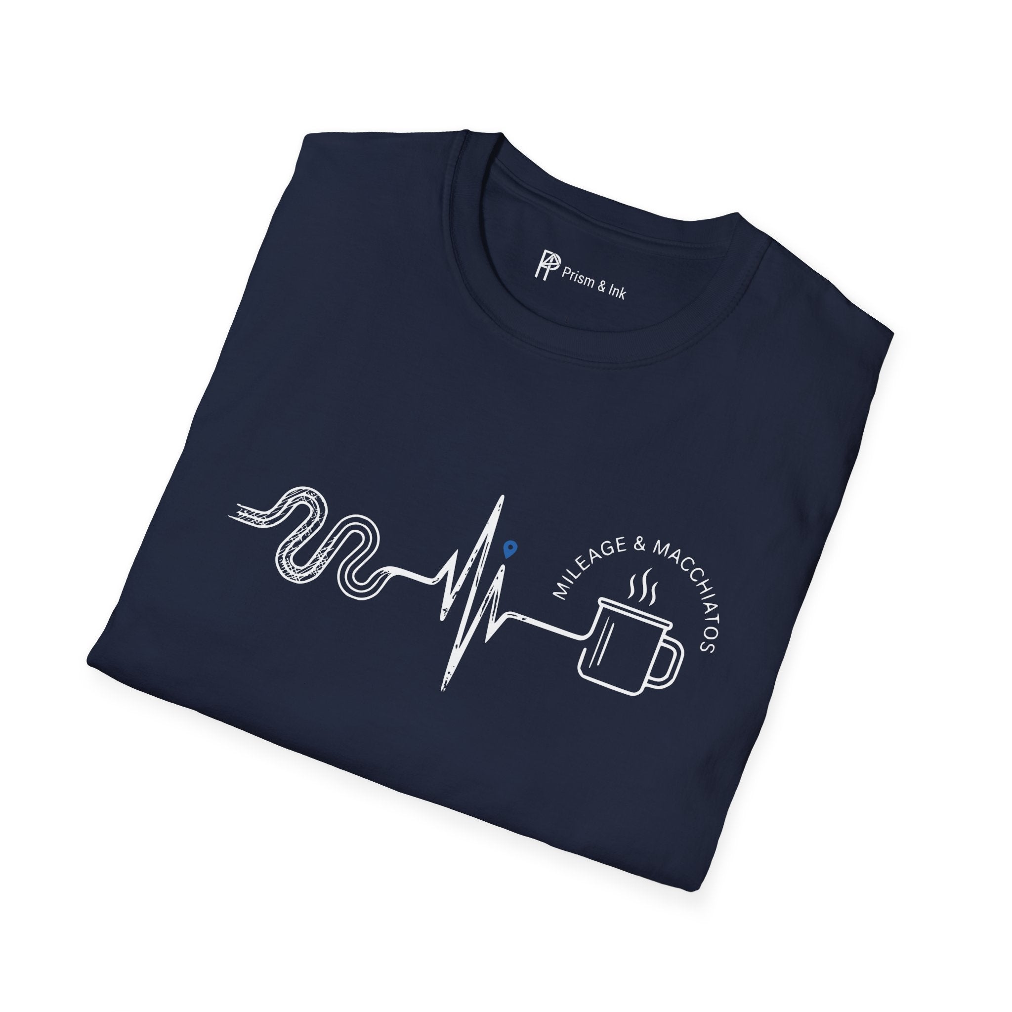 Mileage & Macchiatos Road Trip T-Shirt