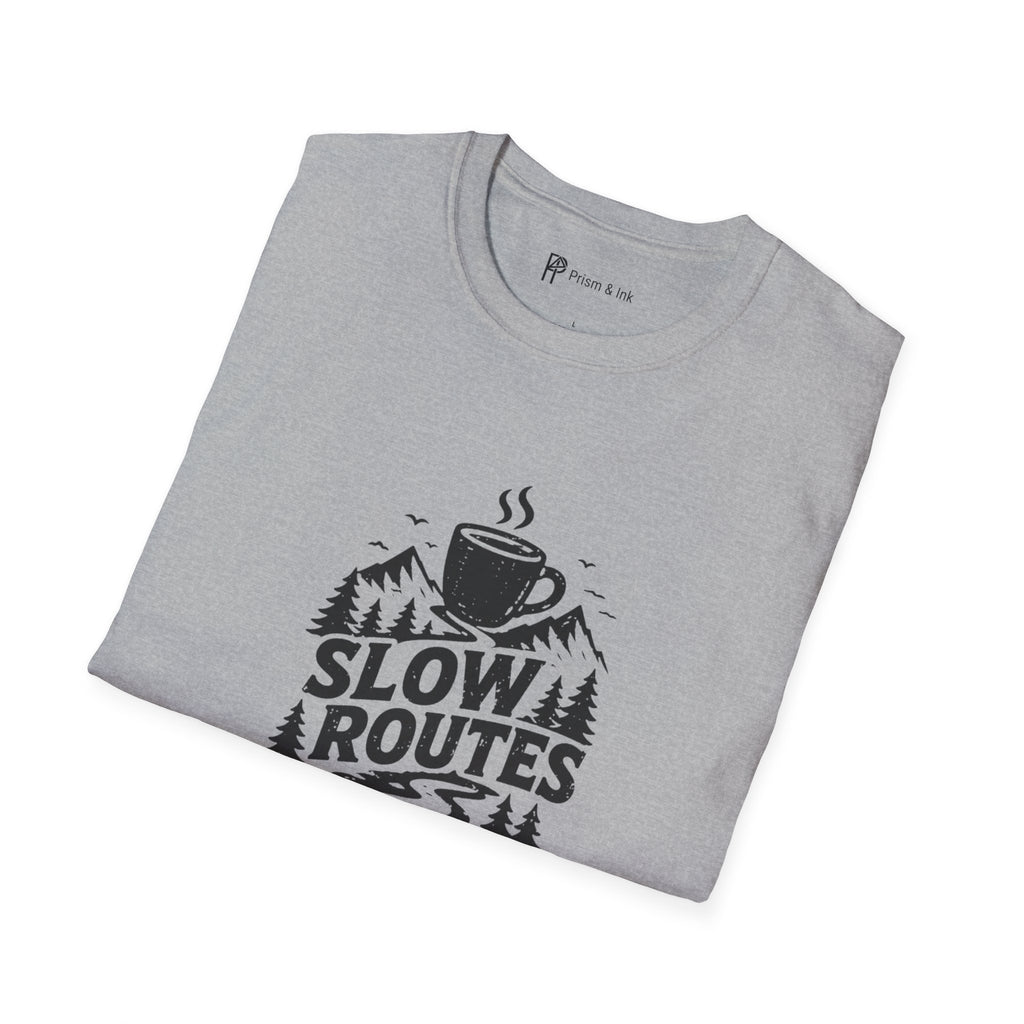 Slow Routes Good Coffee T-Shirt