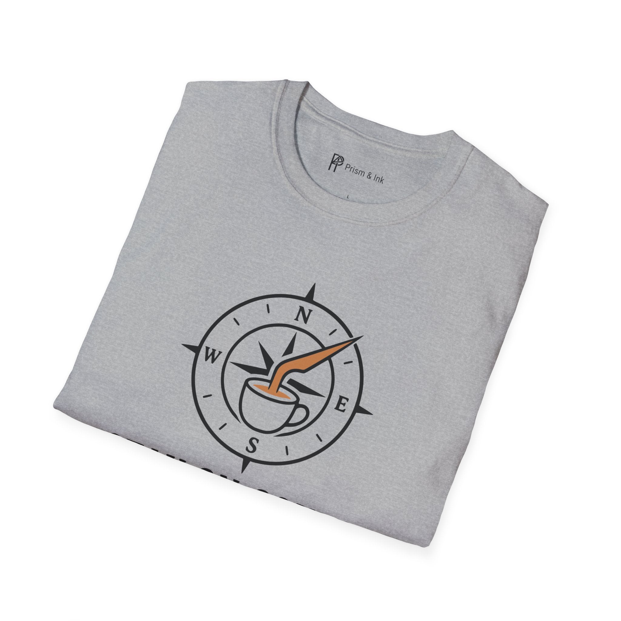 Stay On Course Nautical Compass Coffee T-Shirt