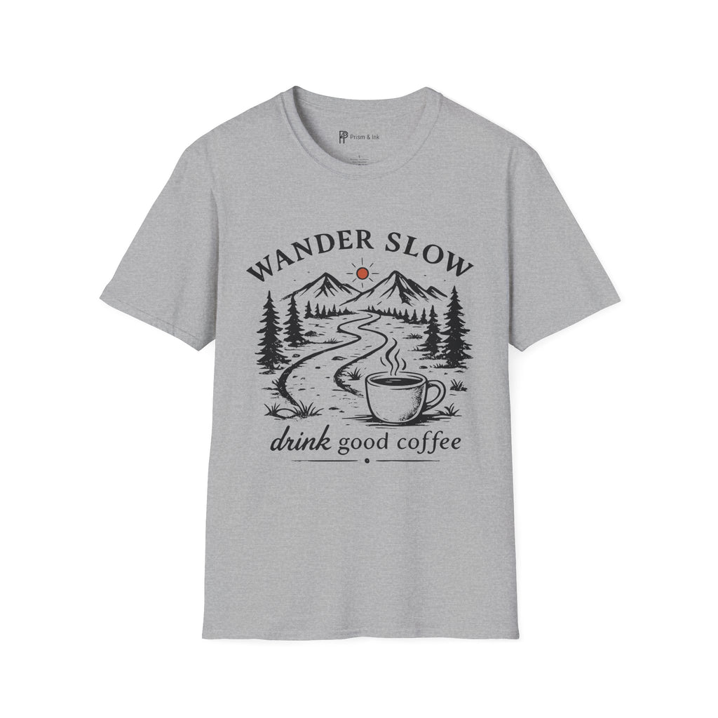 "Wander Slow" Mountain Trail T-Shirt