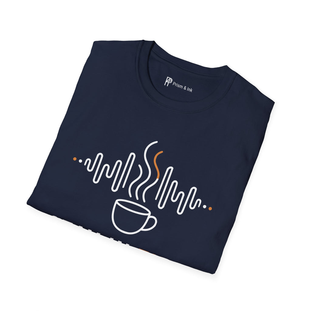 Stay In Tune Frequency Wave Coffee T-Shirt