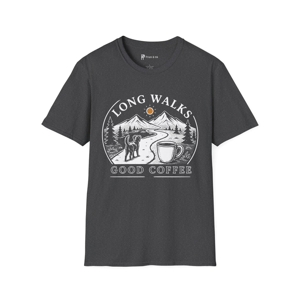Long Walks & Good Coffee T-Shirt
