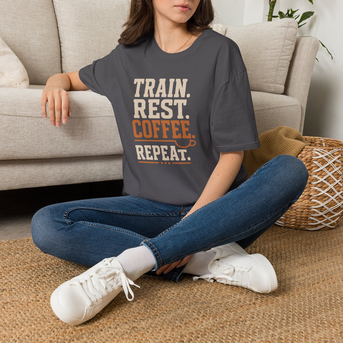 Books Coffee Quiet Minimalist Introvert T-Shirt