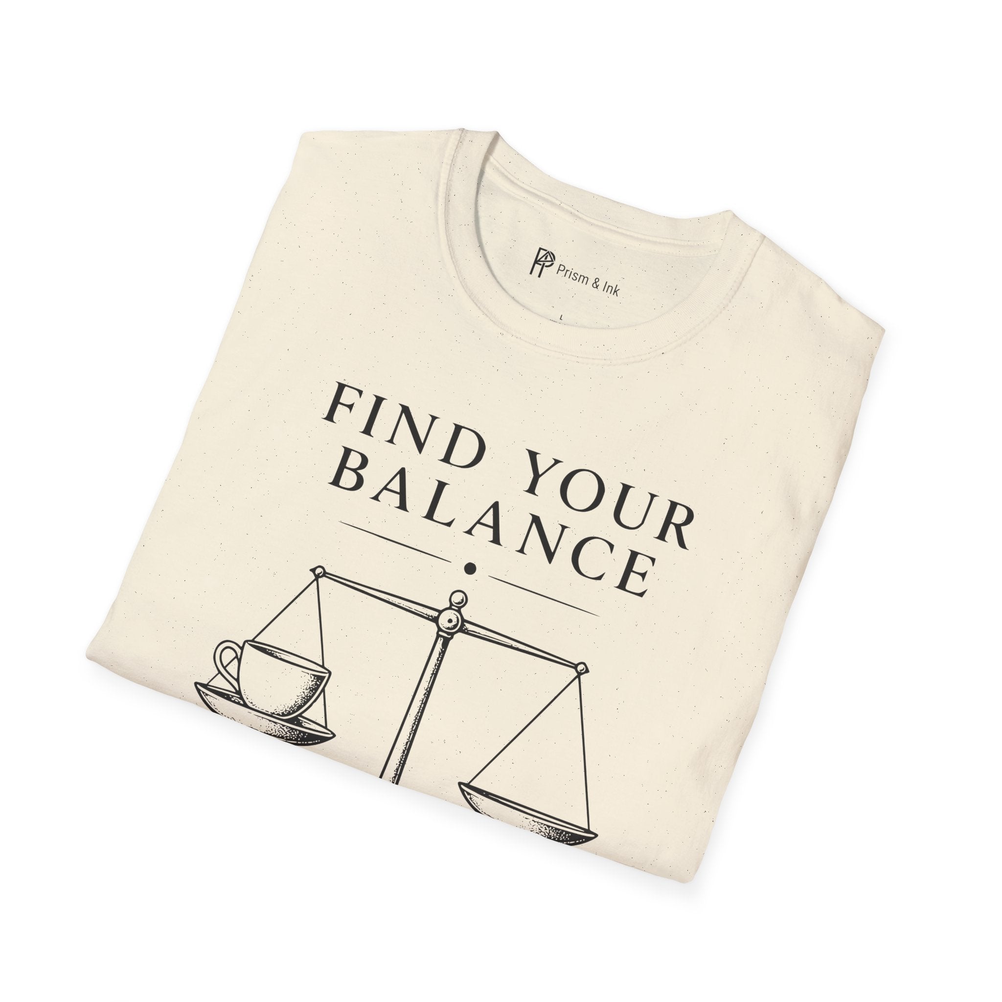Find Your Balance Start With Coffee T-Shirt