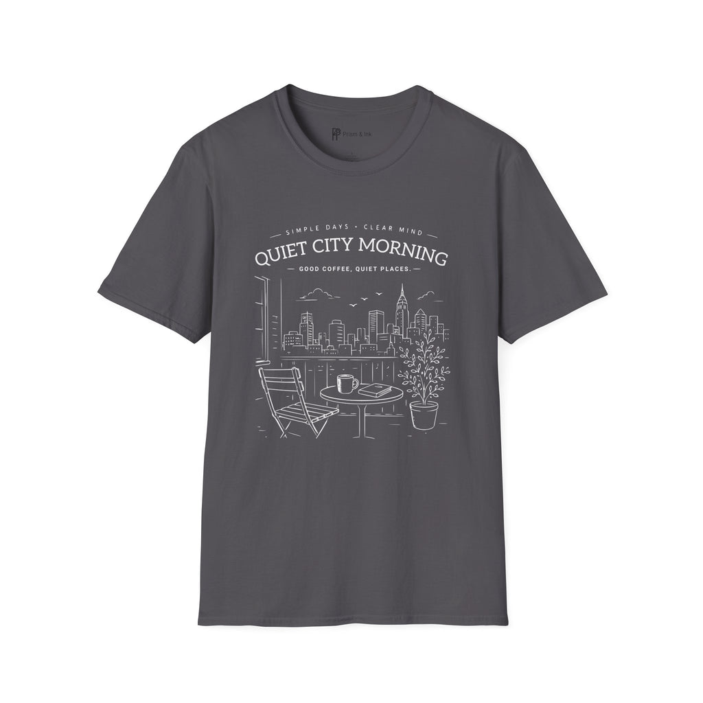 Quiet City Morning Coffee T-Shirt