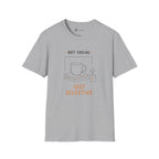 Not Social Just Selective Coffee Reading T-Shirt
