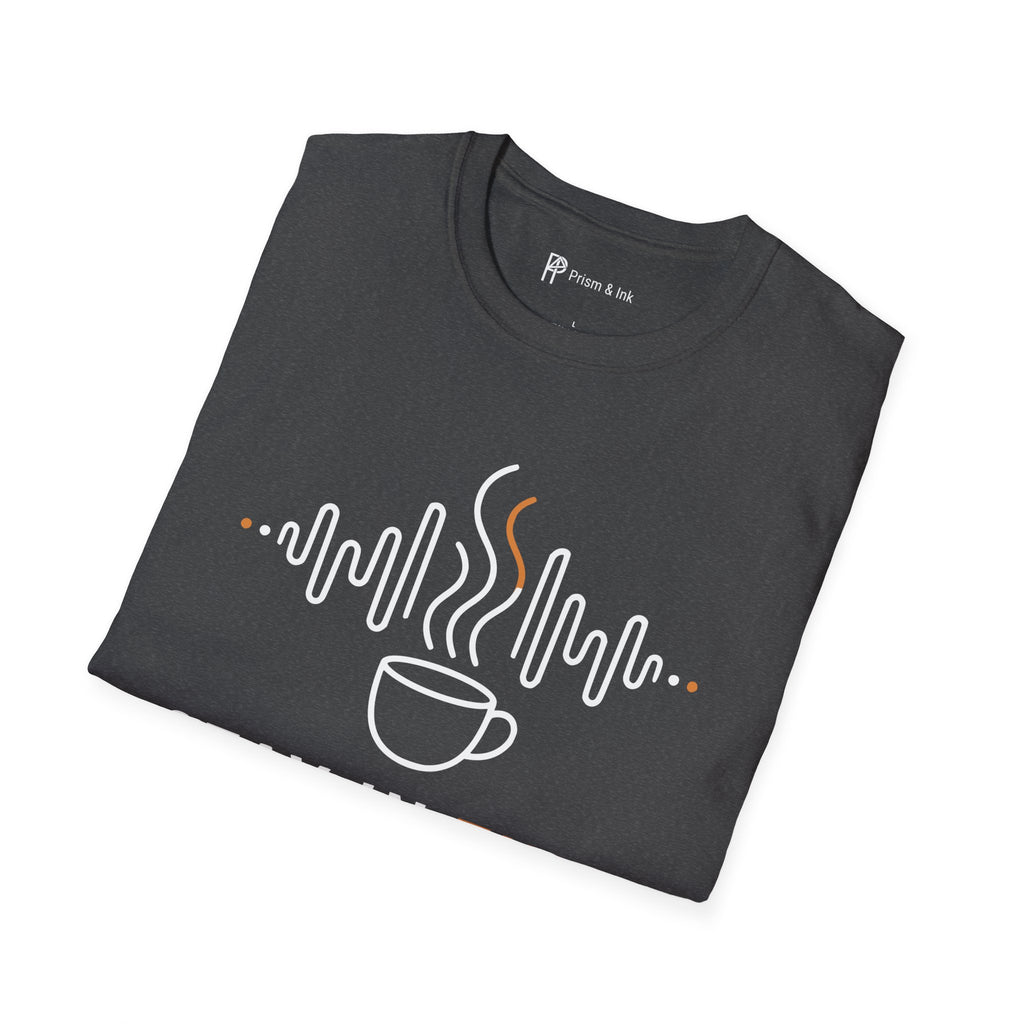 Stay In Tune Frequency Wave Coffee T-Shirt