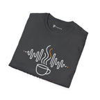 Stay In Tune Frequency Wave Coffee T-Shirt