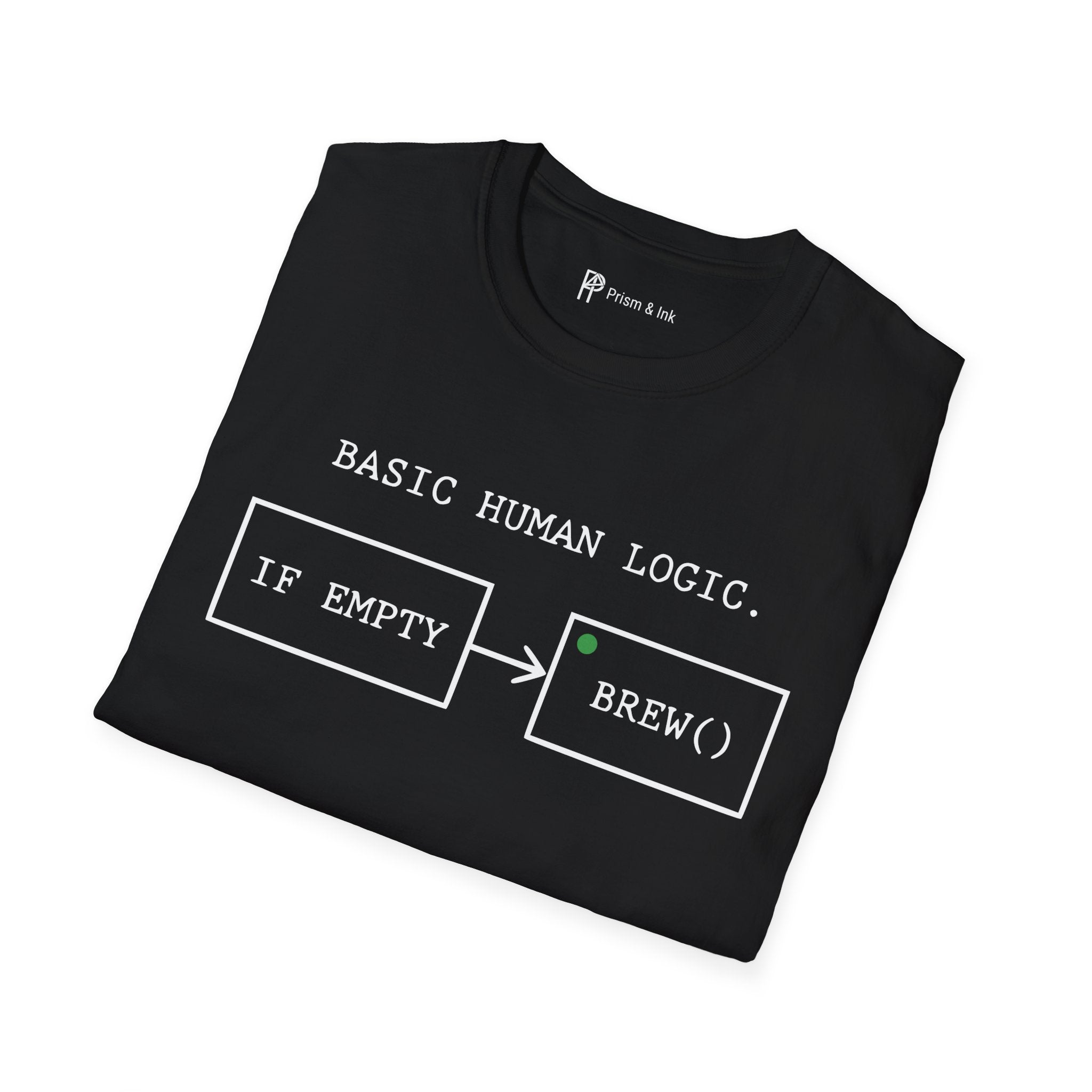 Basic Human Logic Programmer Coffee T-Shirt
