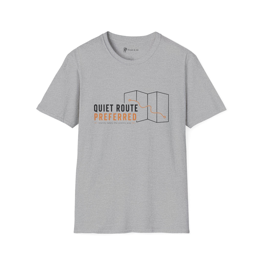 Quiet Route Preferred Minimalist Scenic Route T-Shirt