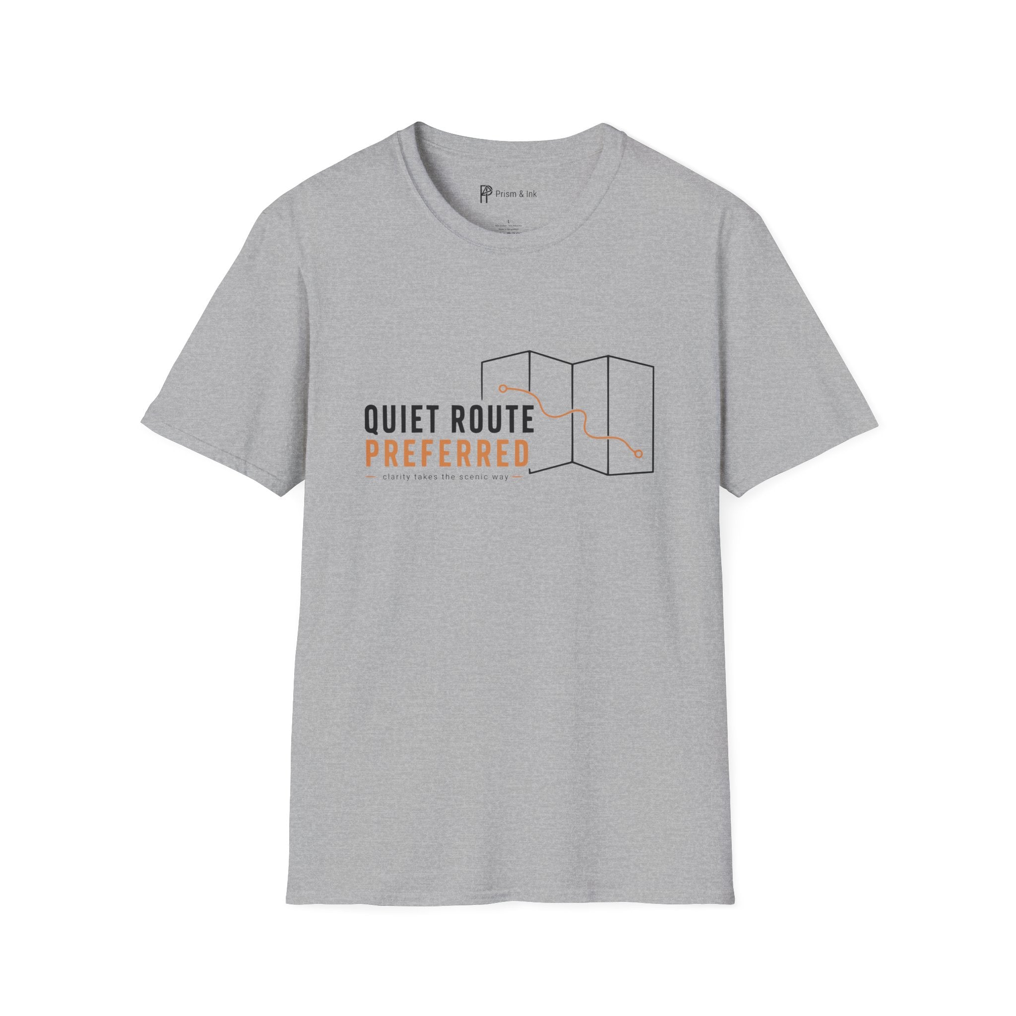 Quiet Route Preferred Minimalist Scenic Route T-Shirt