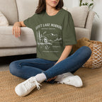 Quiet Lake Morning Cabin T-Shirt