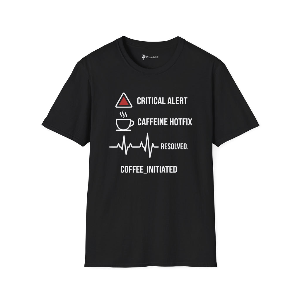 Caffeine Hotfix Programmer T-Shirt
