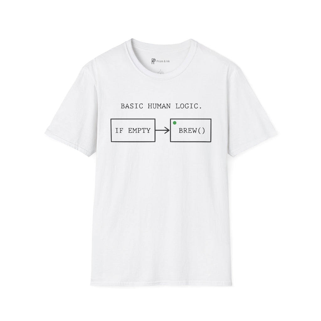 Basic Human Logic Programmer Coffee T-Shirt
