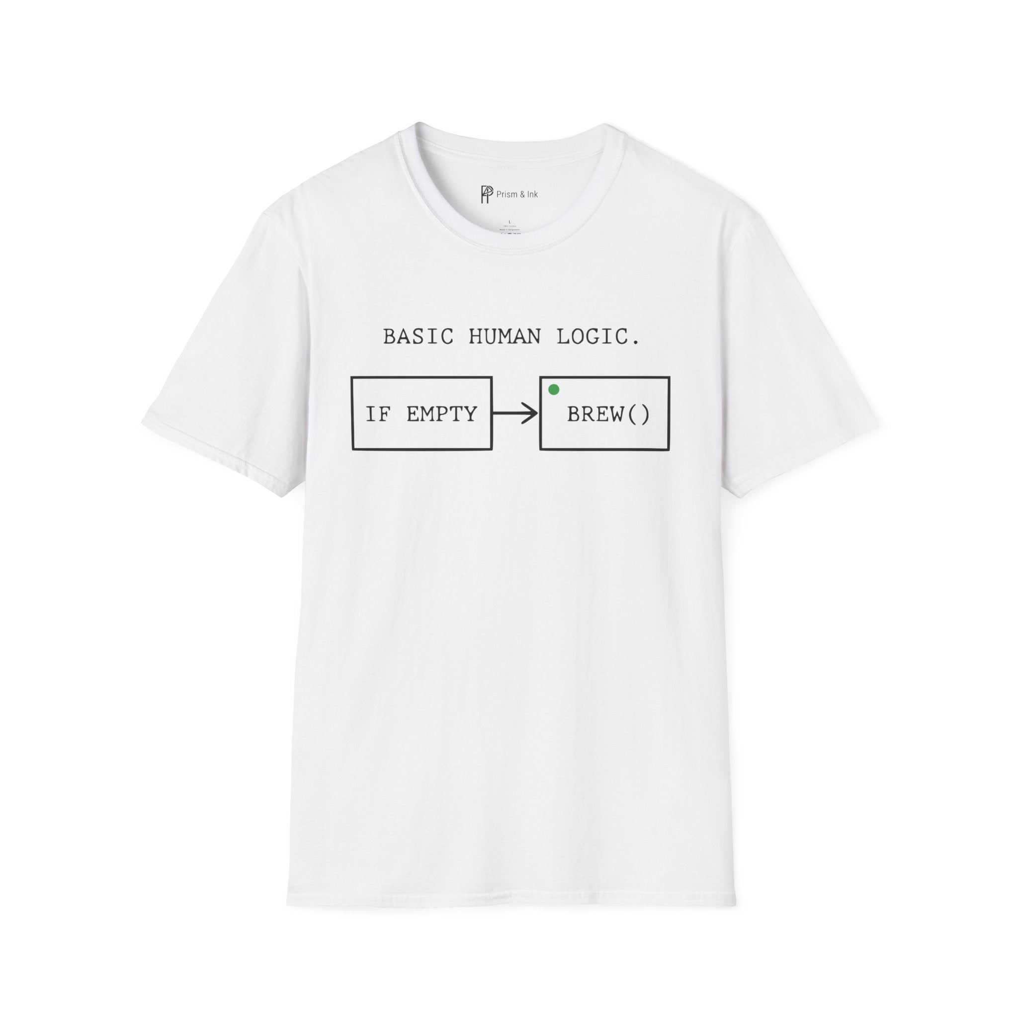Basic Human Logic Programmer Coffee T-Shirt