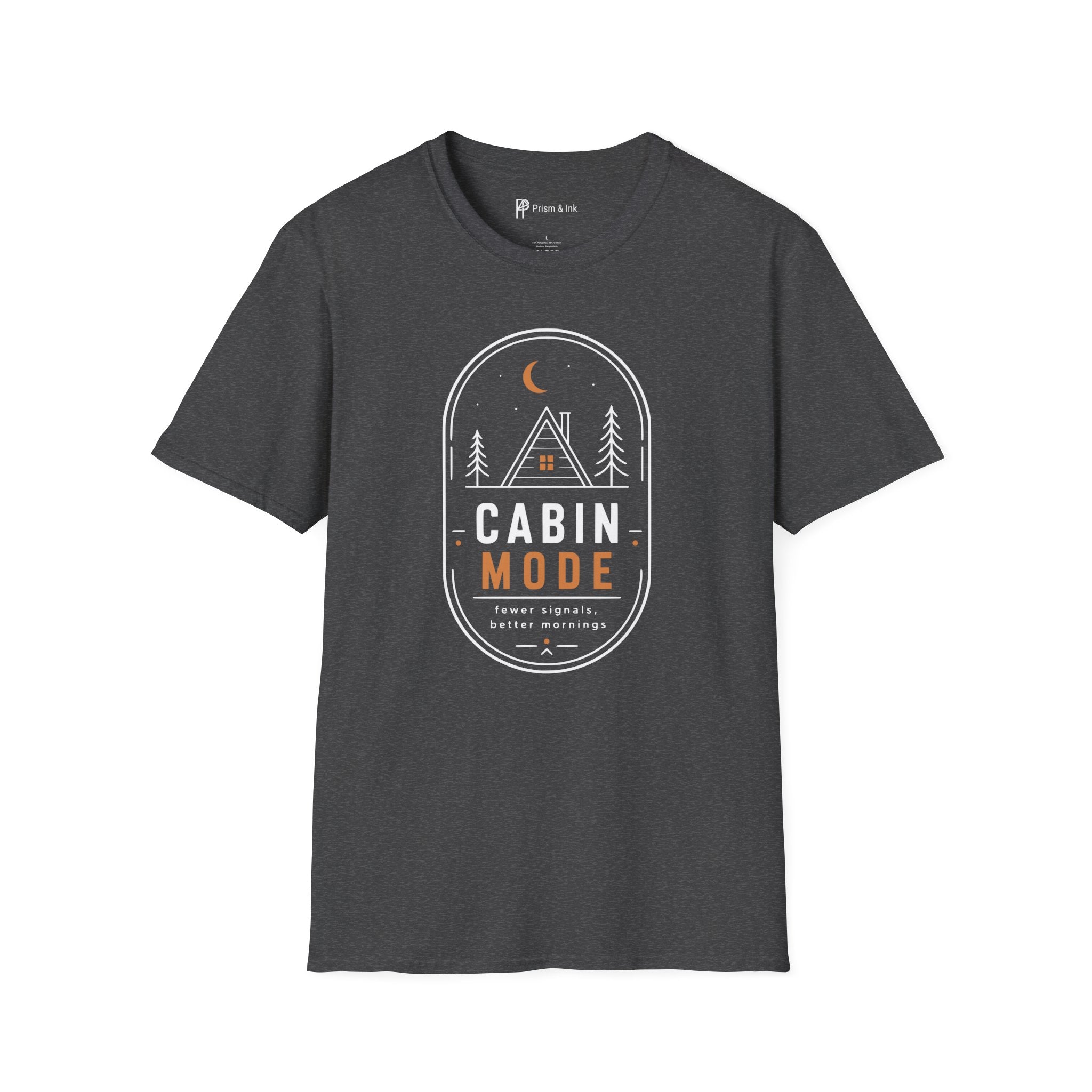Cabin Mode Minimalist Slow Living Outdoor T-Shirt