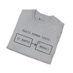Basic Human Logic Programmer Coffee T-Shirt