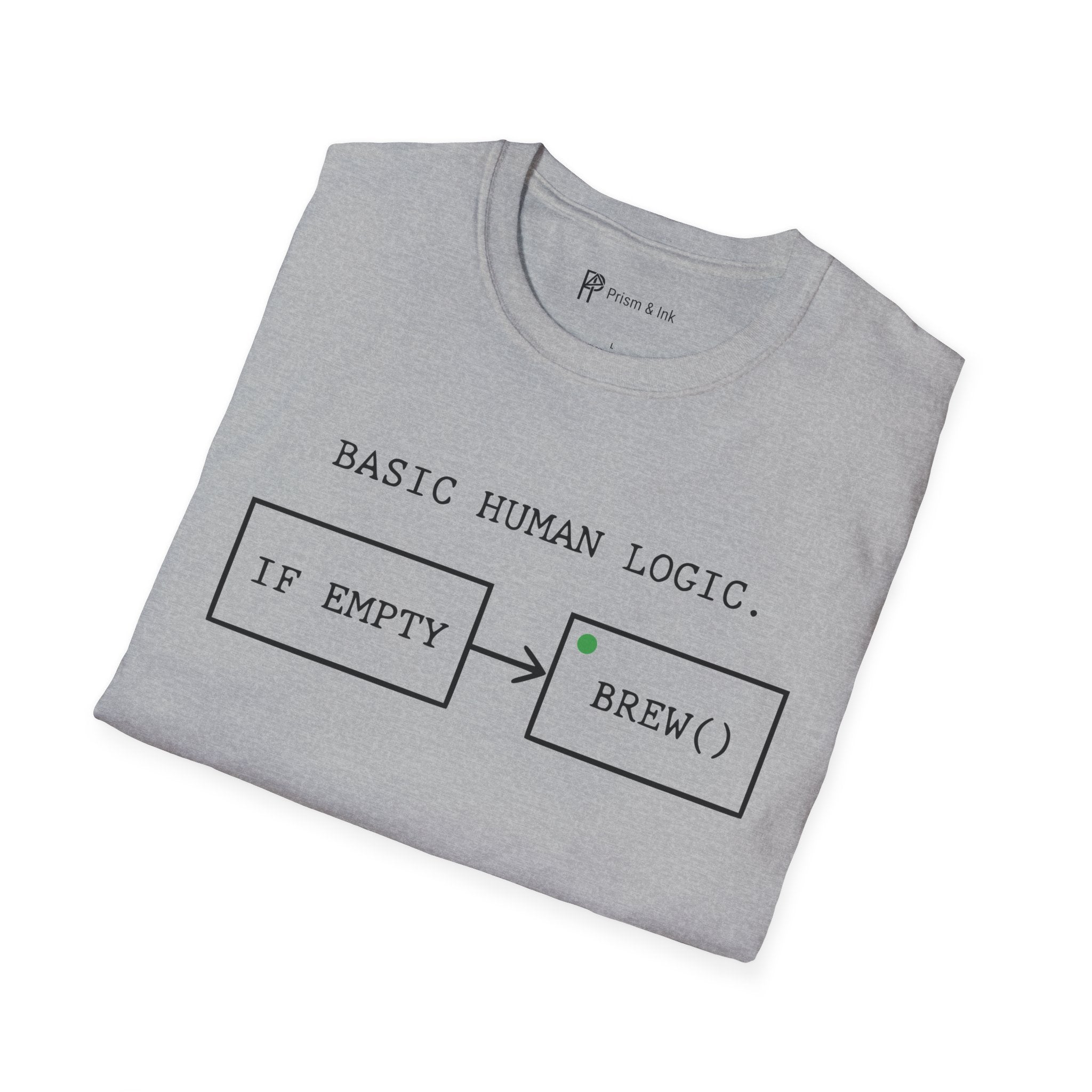 Basic Human Logic Programmer Coffee T-Shirt
