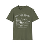Quiet Lake Morning Cabin T-Shirt