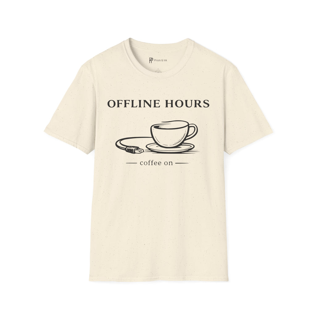 Offline Hours Coffee On T-Shirt