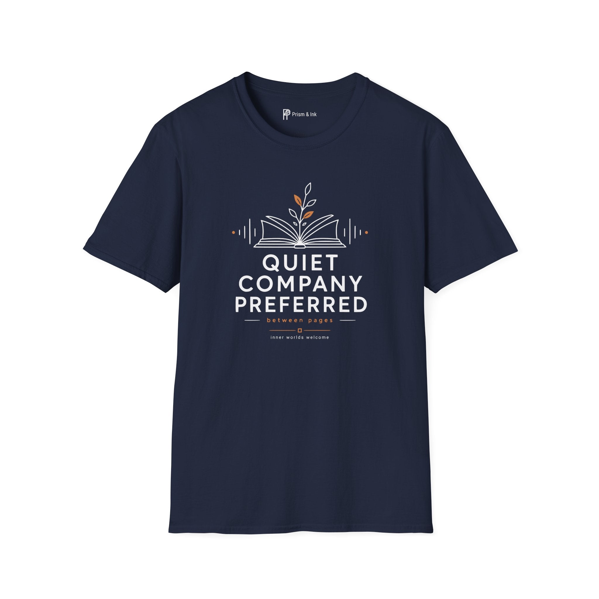 Quiet Company Preferred Book Lover Minimalist T-Shirt