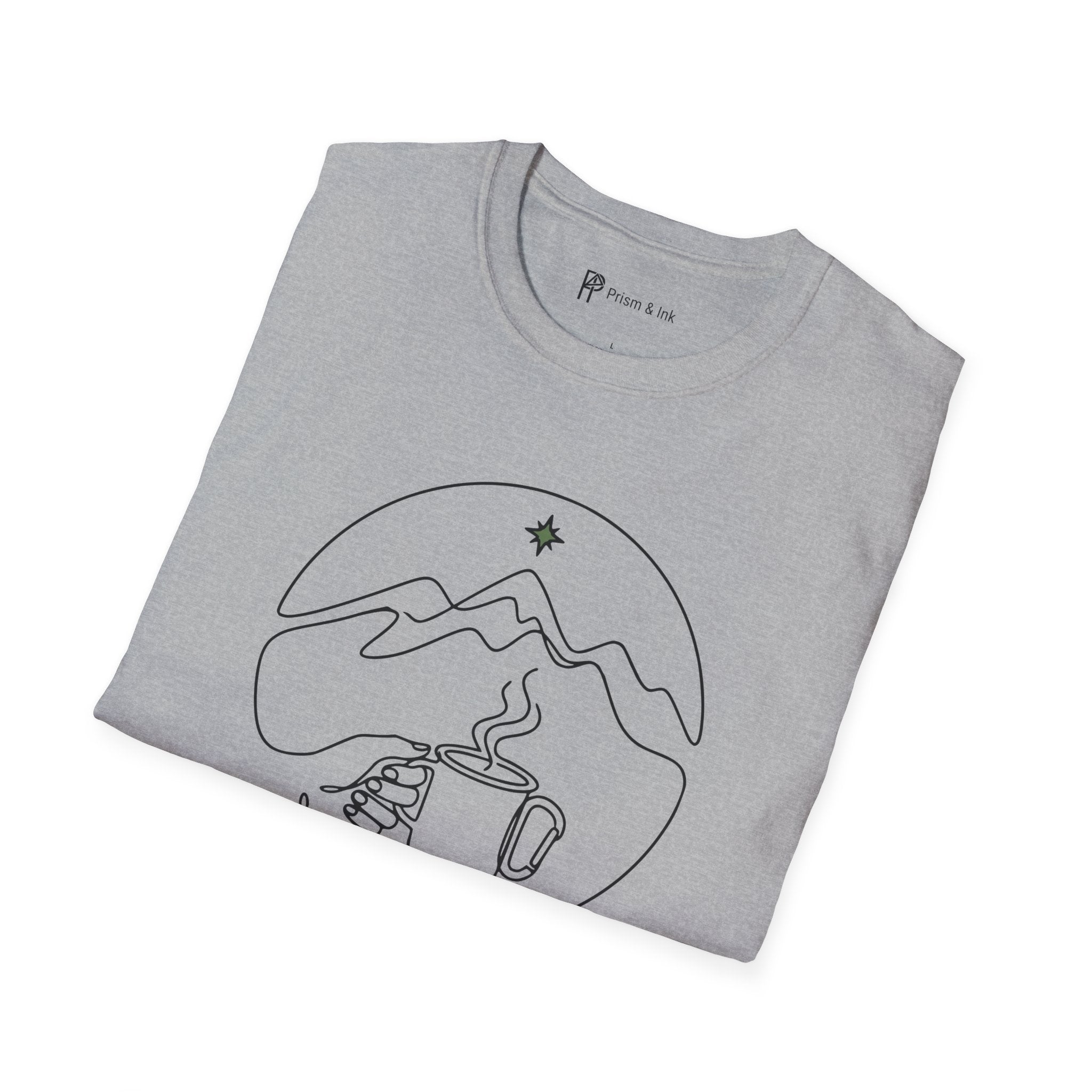 Mountain Calling Minimalist Camping Mug T-Shirt