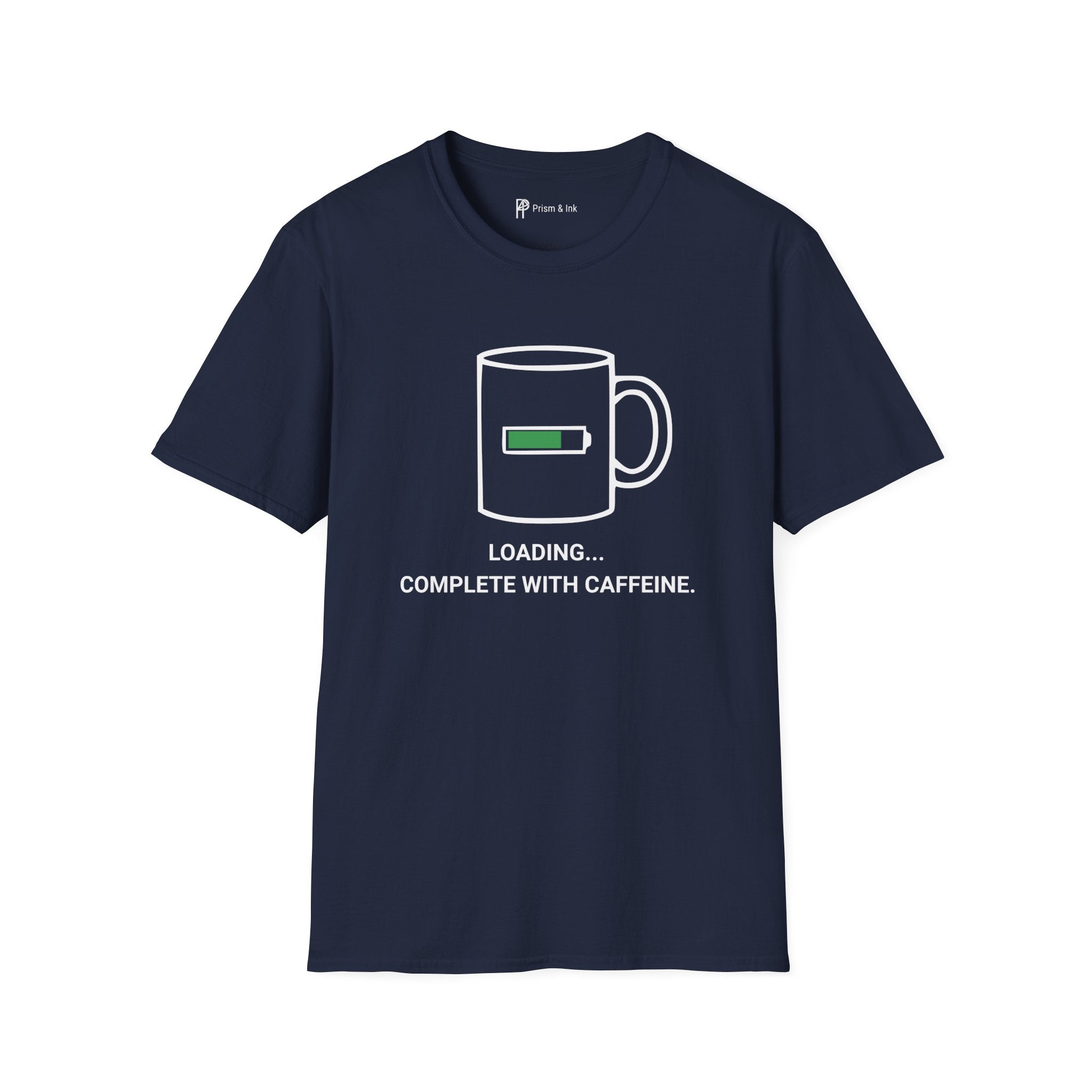 Caffeine Loading Battery T-Shirt