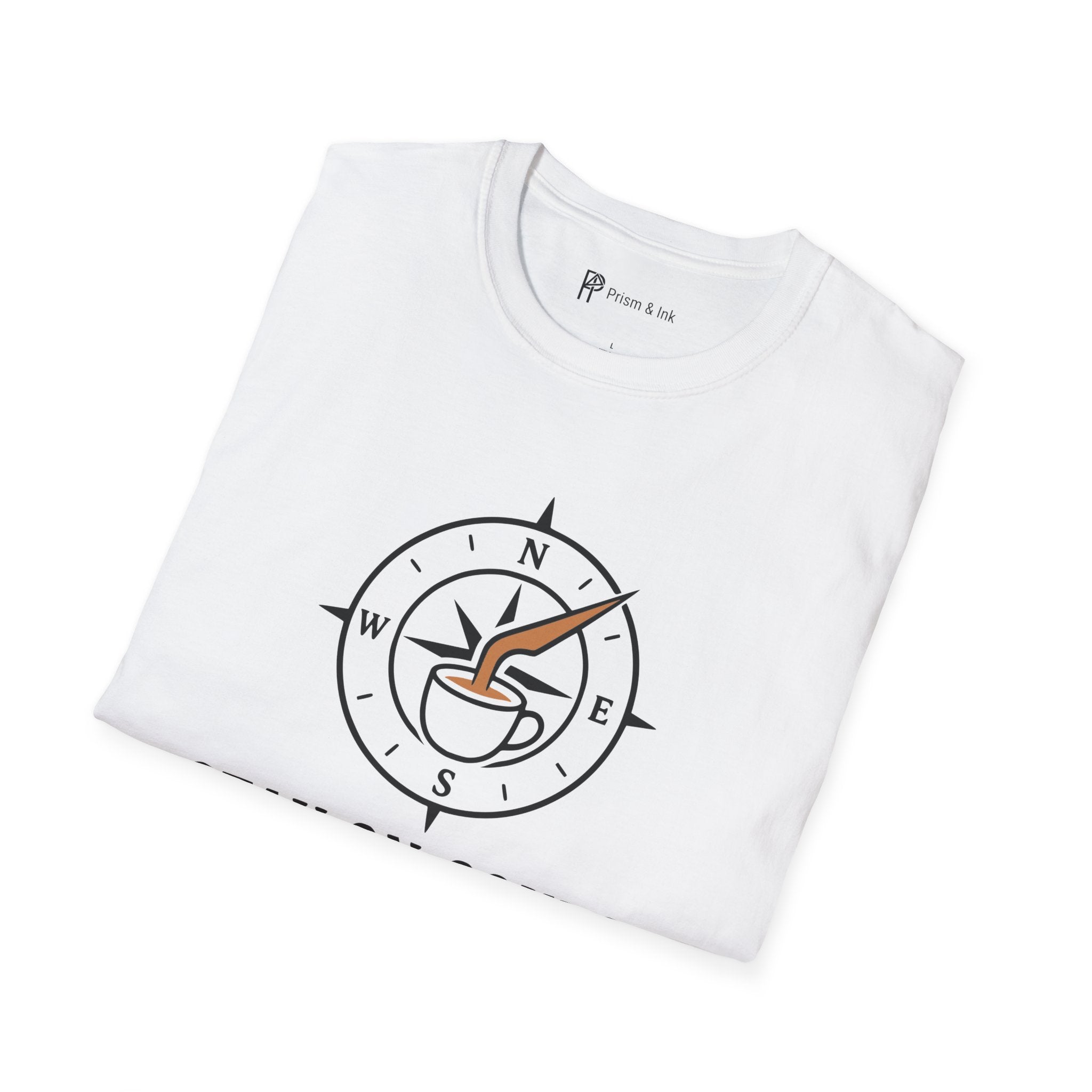 Stay On Course Nautical Compass Coffee T-Shirt