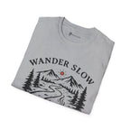 "Wander Slow" Mountain Trail T-Shirt