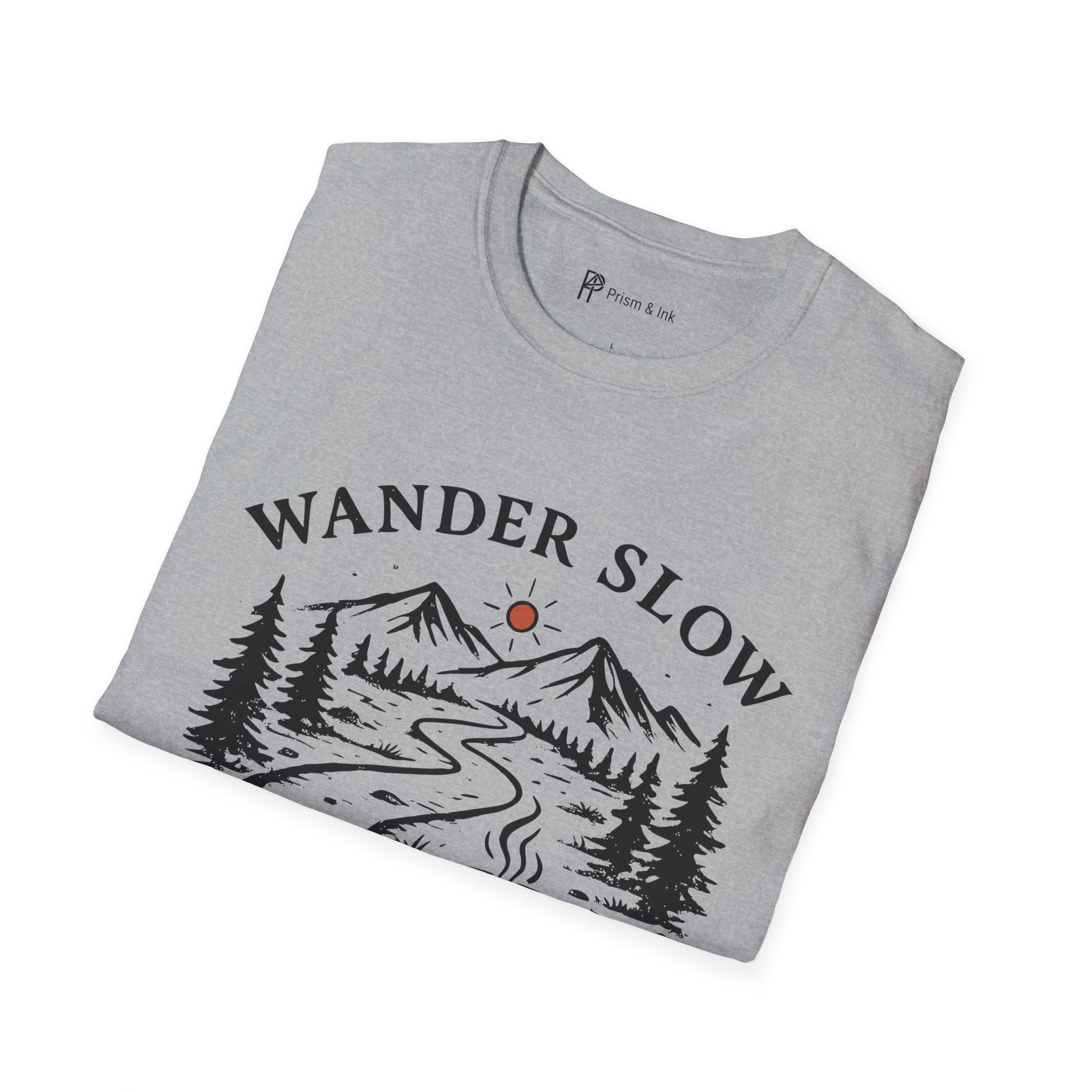 "Wander Slow" Mountain Trail T-Shirt