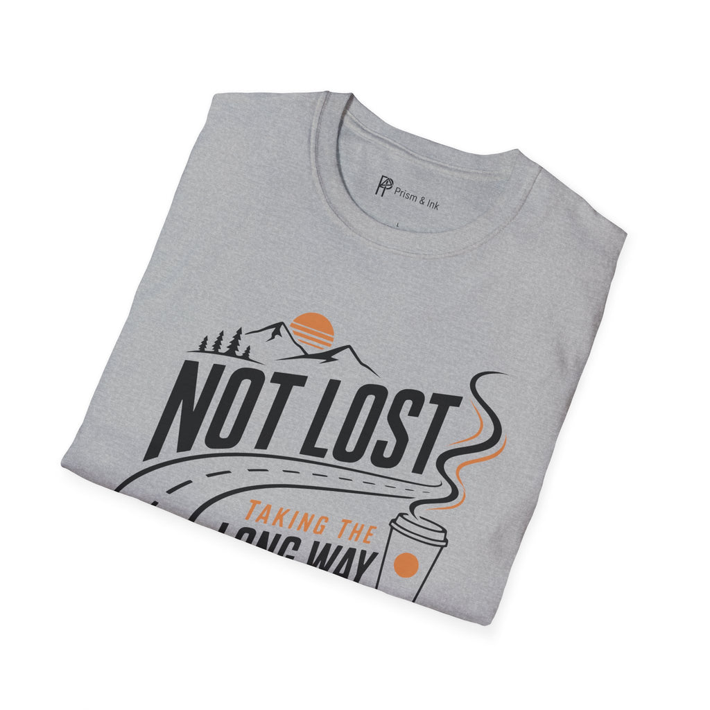 Not Lost Taking The Long Way Coffee T-Shirt