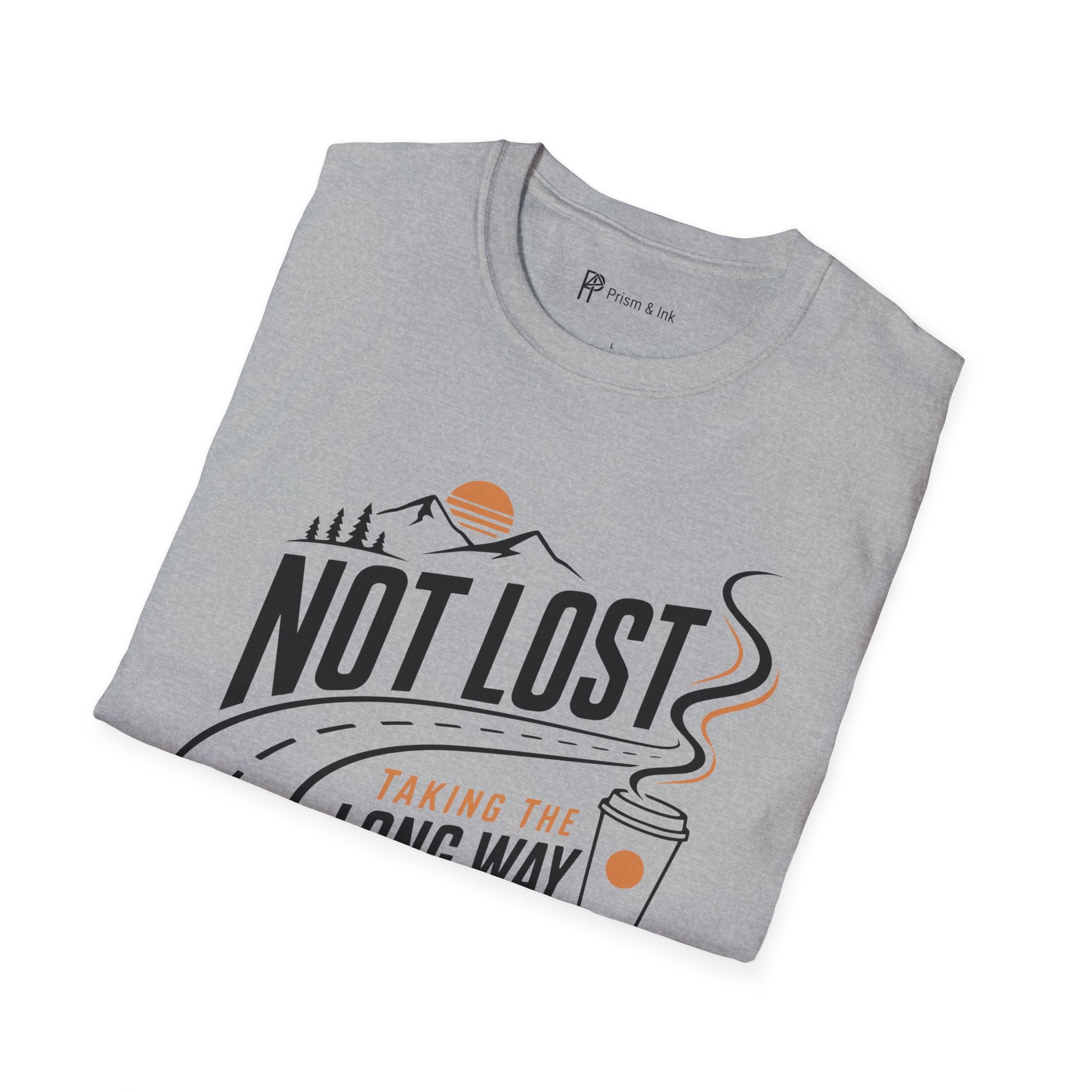 Not Lost Taking The Long Way Coffee T-Shirt