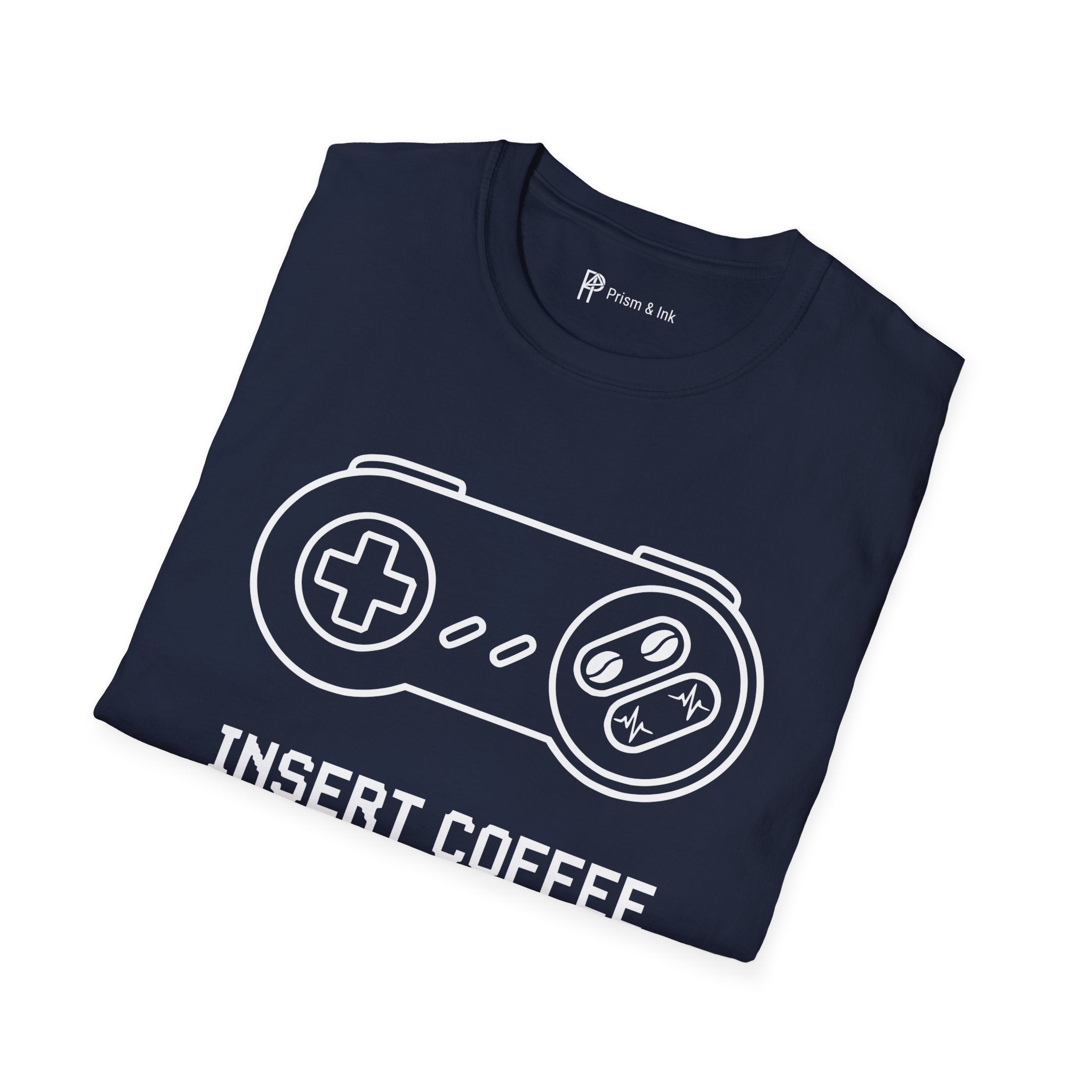 Insert Coffee to Continue Gamer T-Shirt