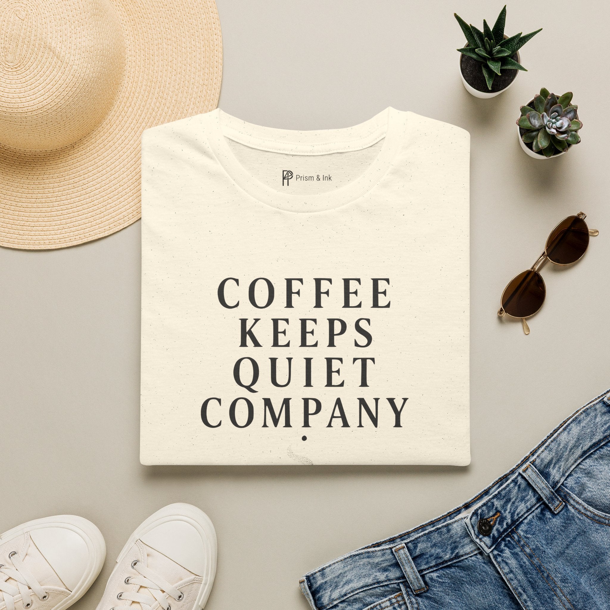Coffee Keeps Quiet Company T-Shirt