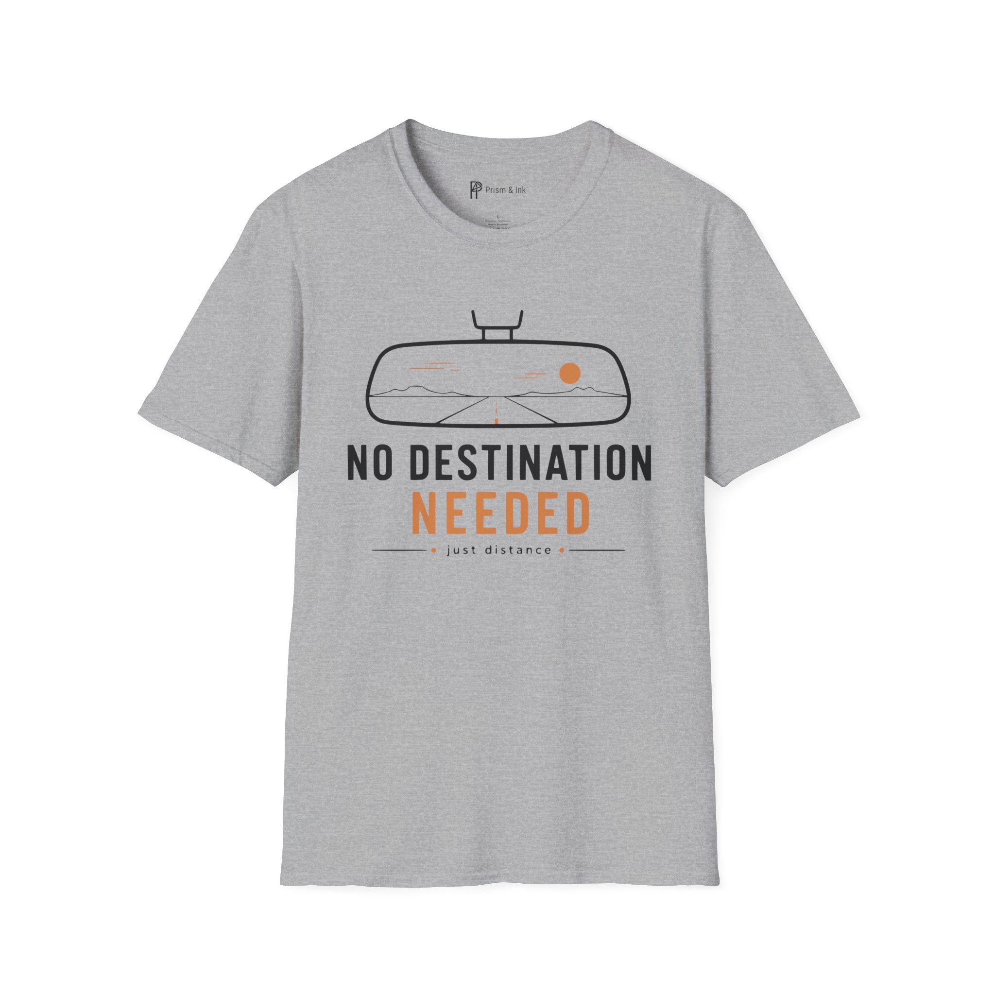 No Destination Needed Road Trip Minimalist T-Shirt