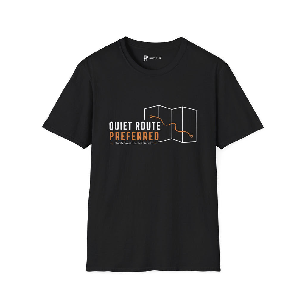 Quiet Route Preferred Minimalist Scenic Route T-Shirt