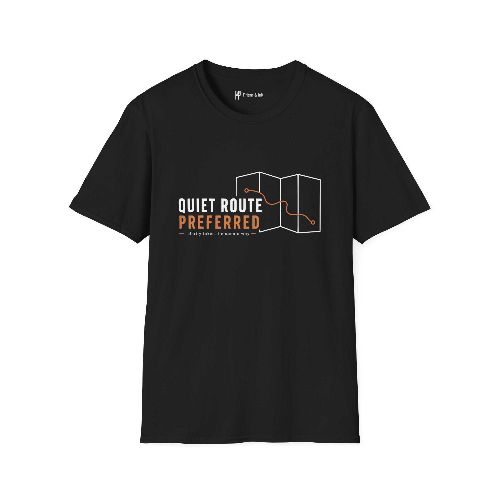Quiet Route Preferred Minimalist Scenic Route T-Shirt