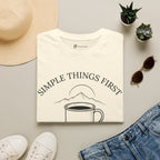 Simple Things First Fresh Air Warm Coffee T-Shirt