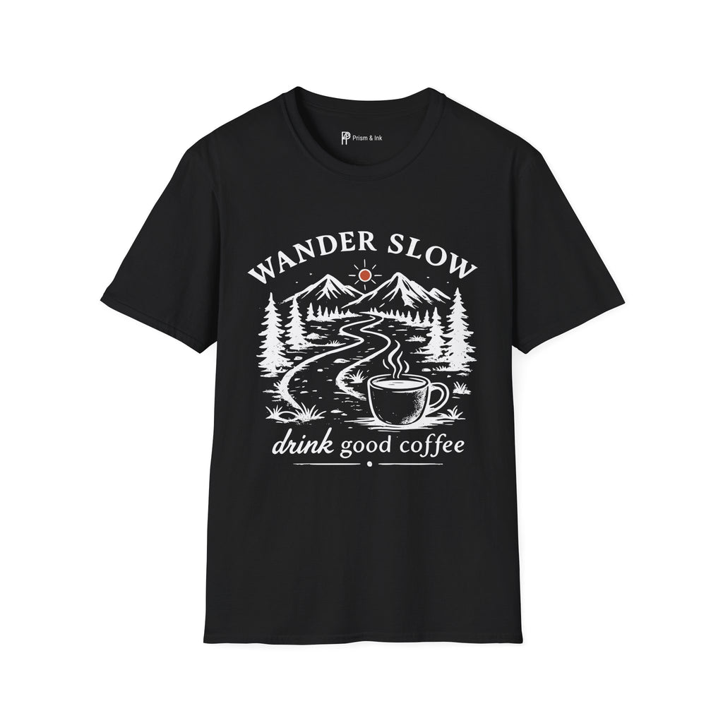 "Wander Slow" Mountain Trail T-Shirt
