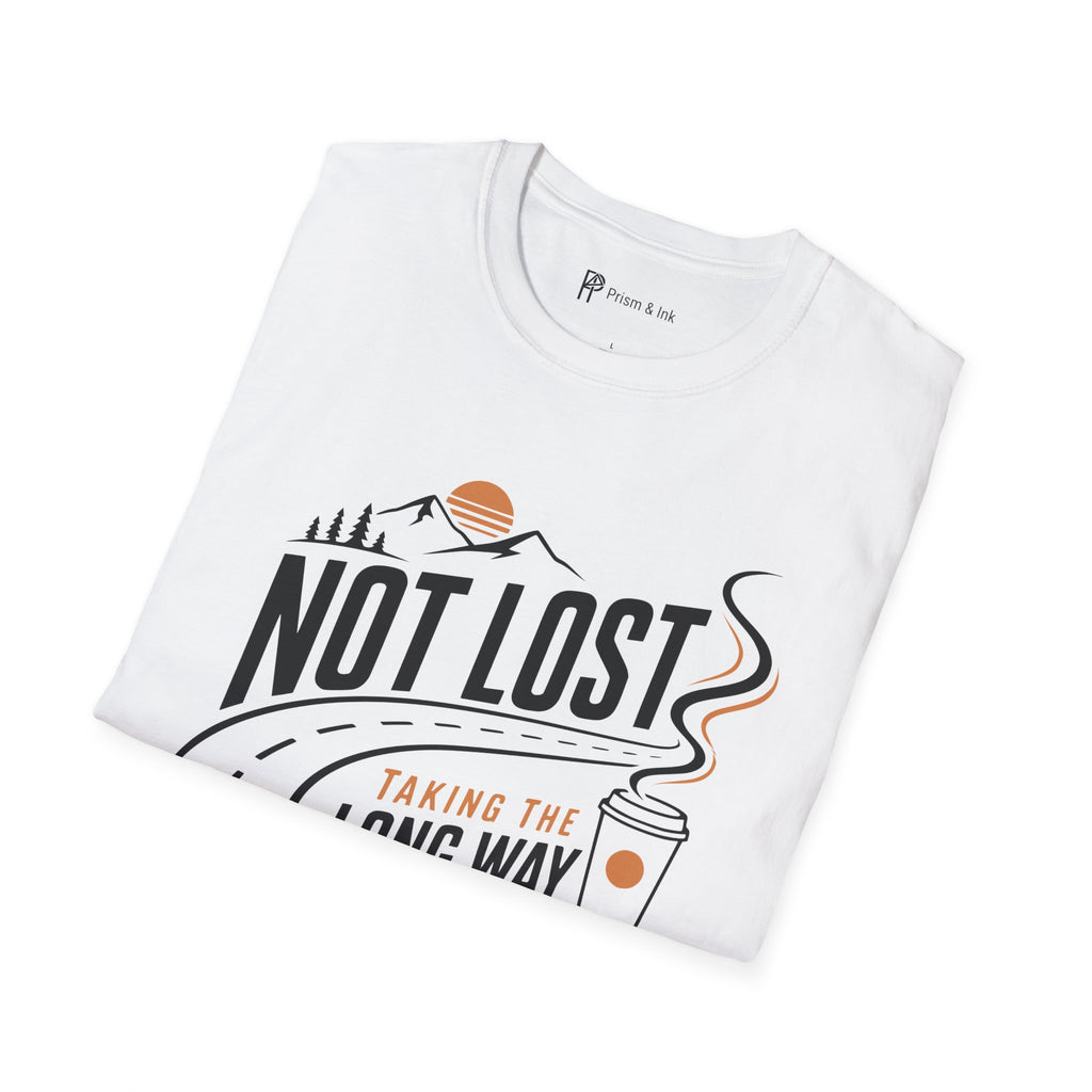 Not Lost Taking The Long Way Coffee T-Shirt