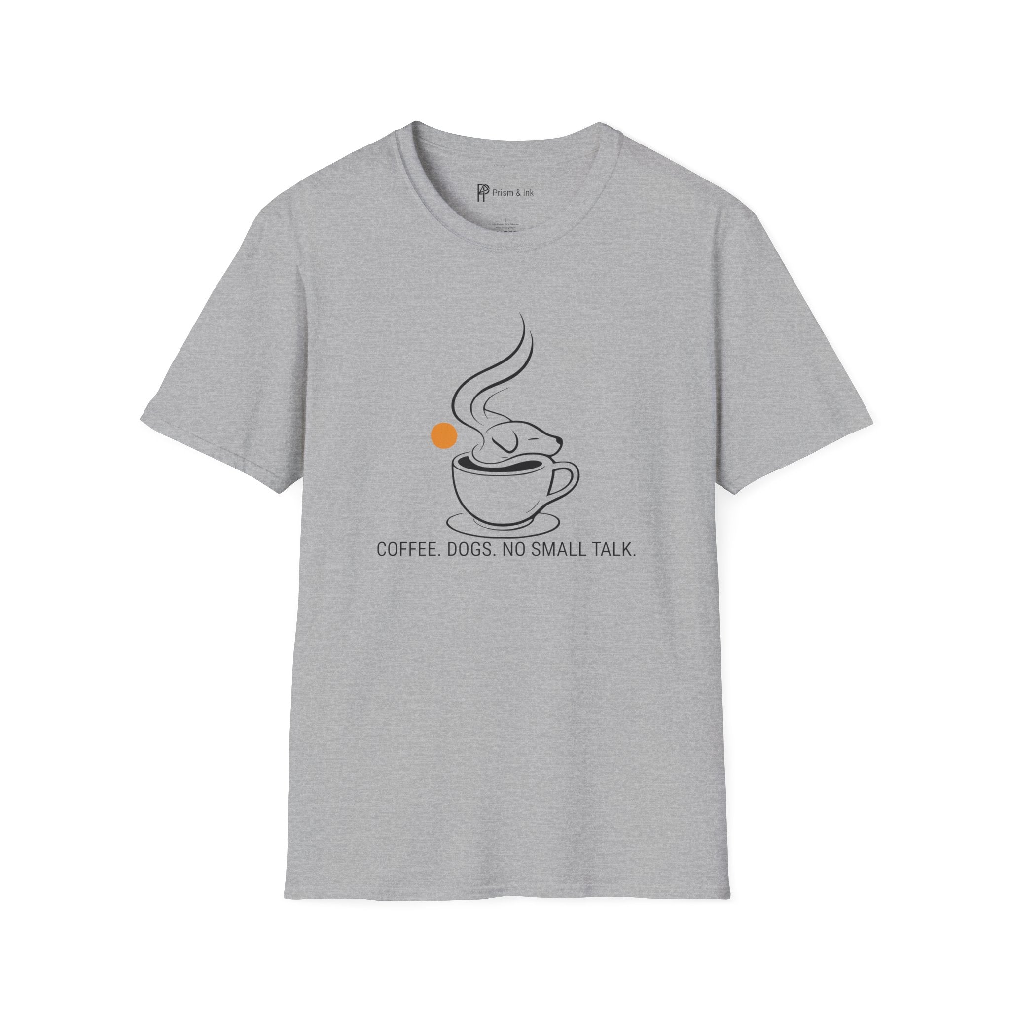 No Small Talk Dog Steam T-Shirt