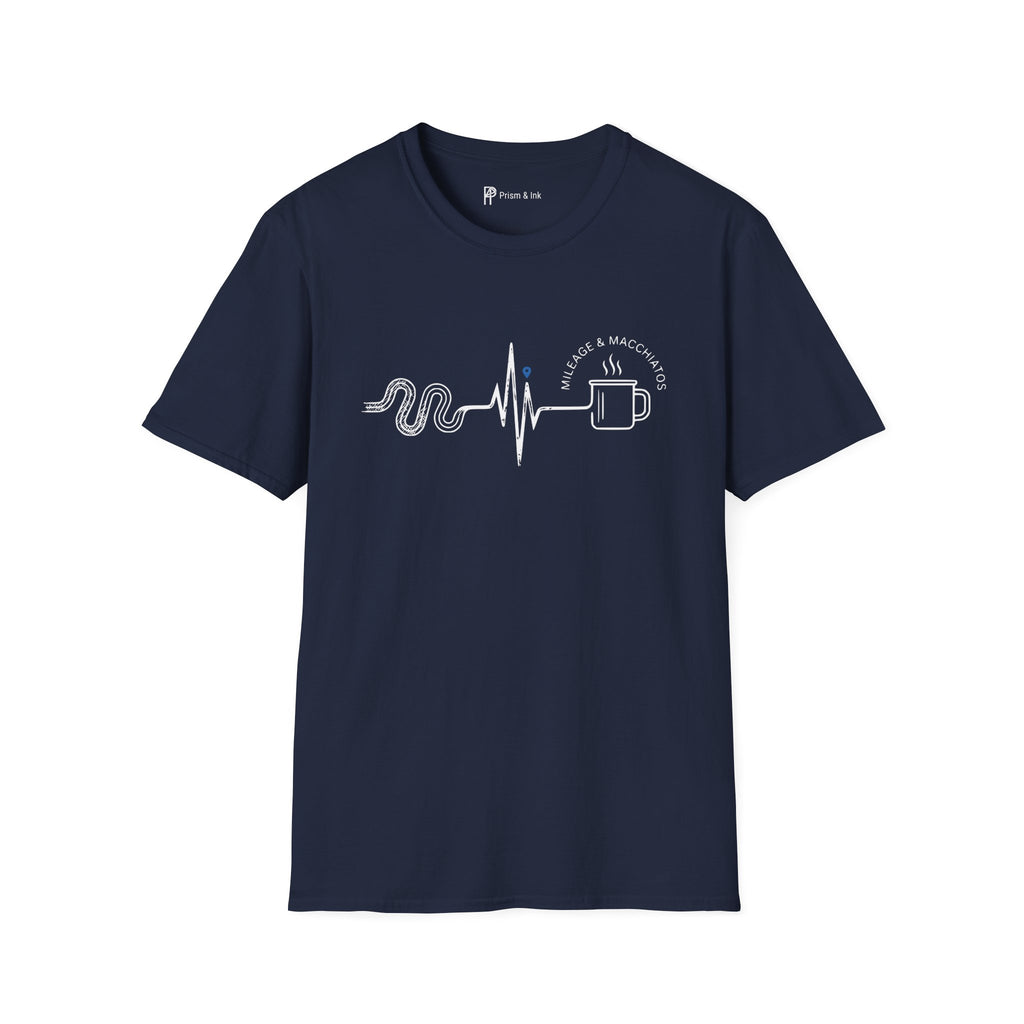 Mileage & Macchiatos Road Trip T-Shirt