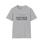 Distance Looks Good Minimalist Road Trip T-Shirt