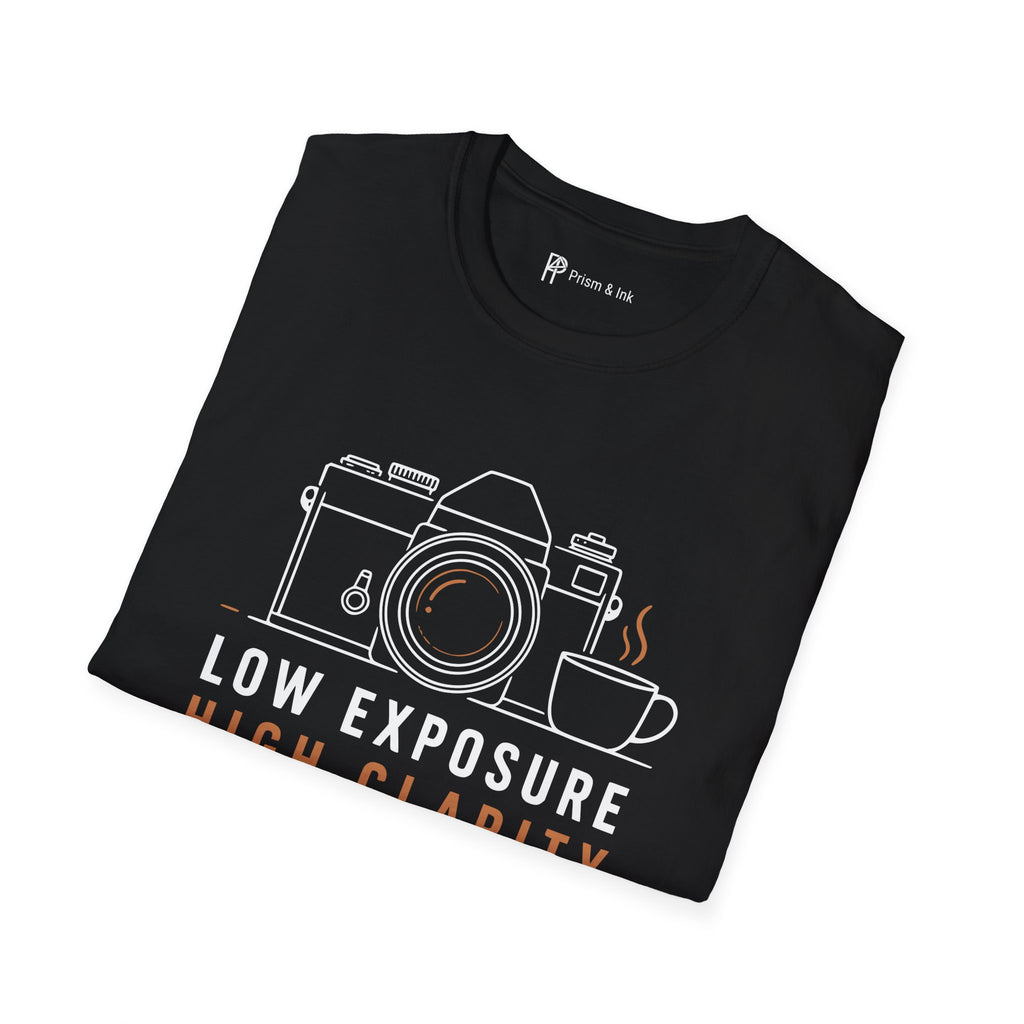 Low Exposure High Clarity Photographer Coffee T-Shirt