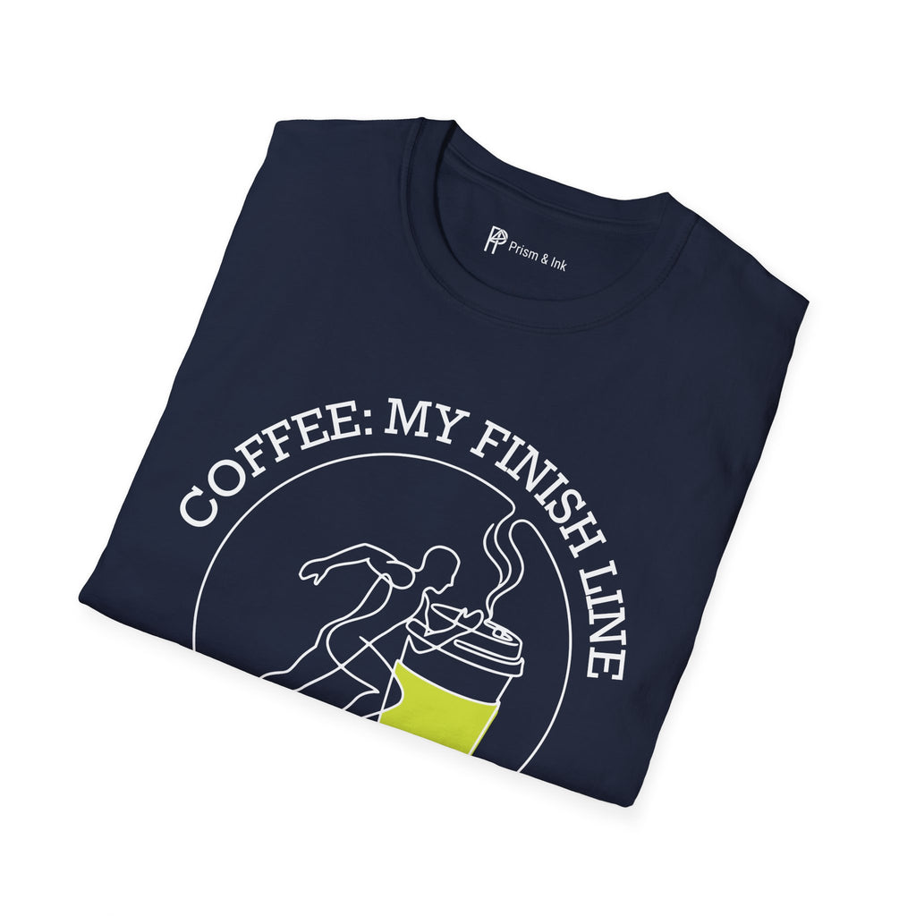 Coffee My Finish Line Running T-Shirt