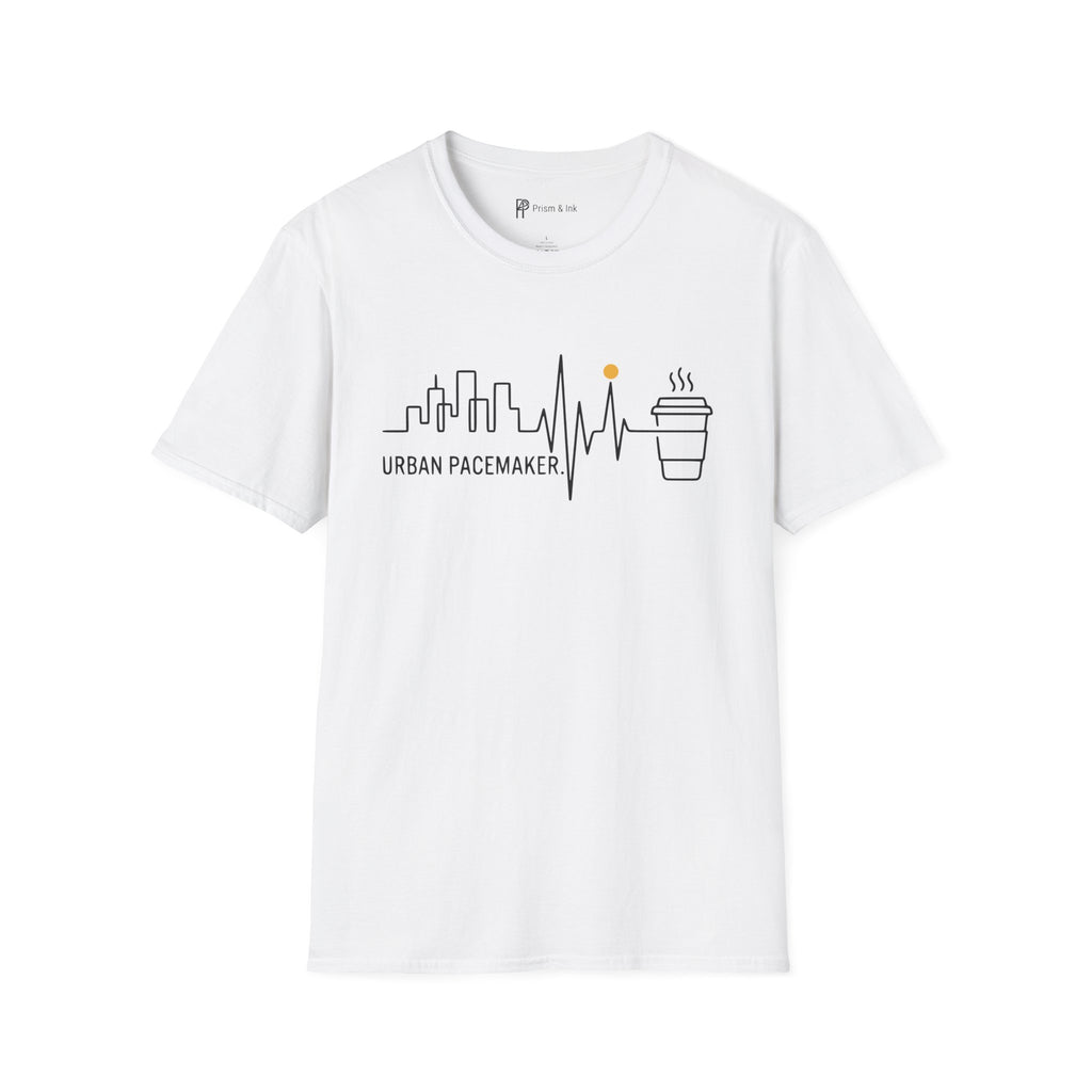 Urban Pacemaker City Skyline Heartbeat Coffee T-Shirt