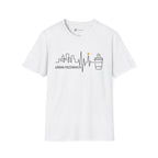 Urban Pacemaker City Skyline Heartbeat Coffee T-Shirt